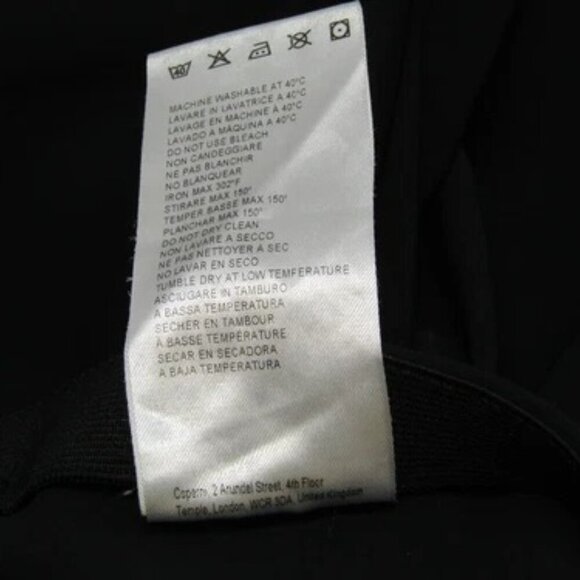 NEW COPERNI Jean Light Blue/Black Size 4 Hybrid Flare Denim Trousers Buckles - Picture 10 of 10